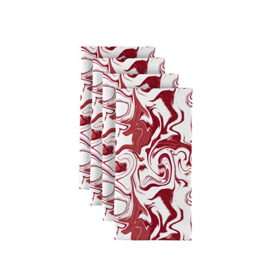 Polyester Abstract Square Napkin