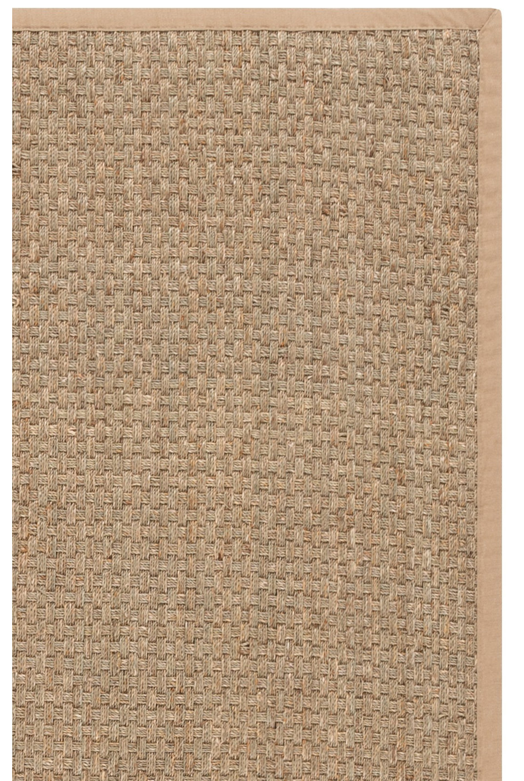 Brookhaven Natural Beige Seagrass Rug, Rectangle 2' x 3'