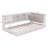 Twin Size Corner Bed With Drawers And Bookcase-108845262