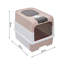 Gustavo Plastic Enclosed Litter Box with Scoop