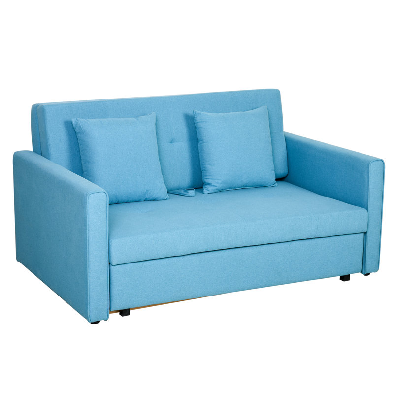 Chaplin 2 Seater Sleeper, Blue