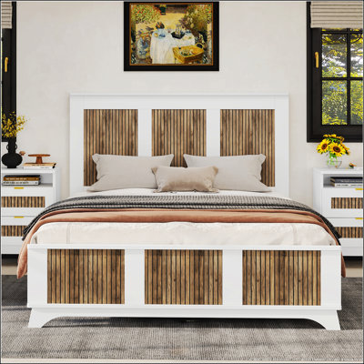 Grand lit plateforme Farmhouse
