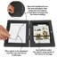 Cadre photo Tisiphone 4 x 6 avec rangement - Utiliser comme cadre 2 x 3 pour des photos à impression instantanée - Cadre de rangement pouvant contenir jusqu'à 40 photos - Noir