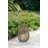 7.9X7.9X10.6" Brown Poly Rattan Lantern With White LED Candle-995008197