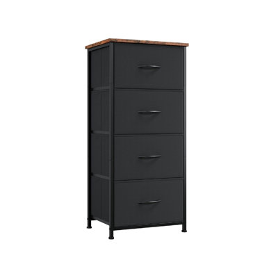 42 cm W Steel Bedside Table