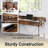 48" Wooden Home Office Computer Desk with 2 Drawers & Metal Hardware-1951547226