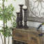 18'' H Wood Tabletop Candlestick-472165292