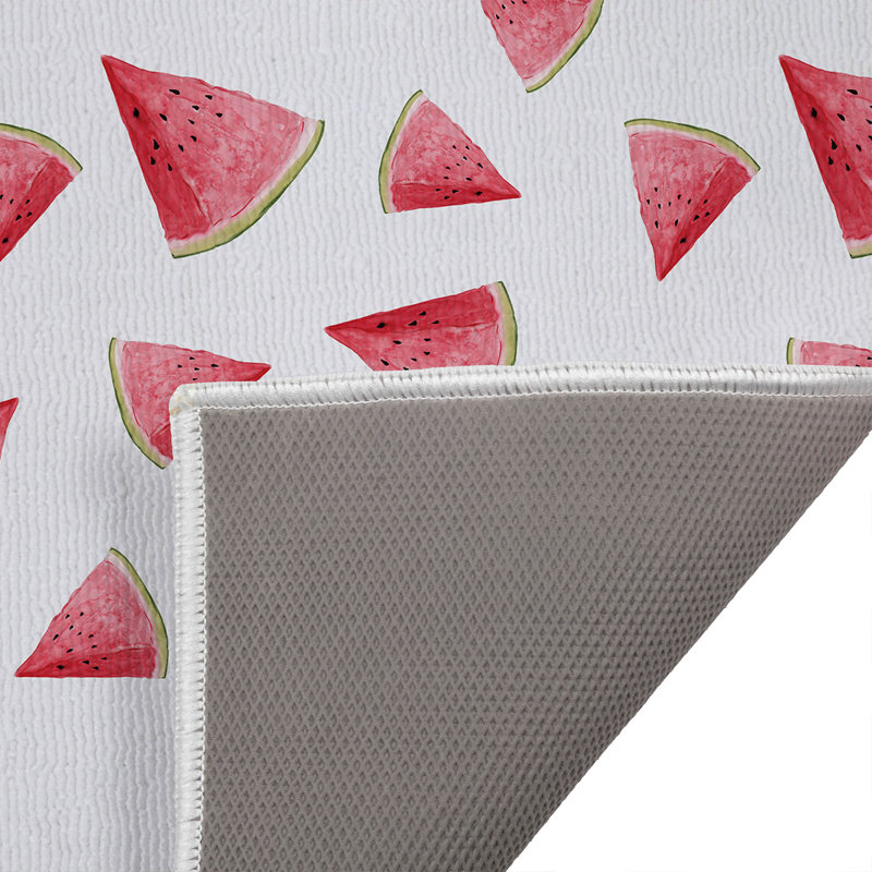 Paillasson Summer Melon, Blanc, L 24 po x L 17 po