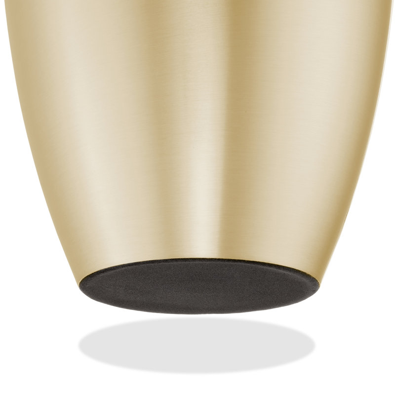 Decorative Memorial Urn - Striped, Gold