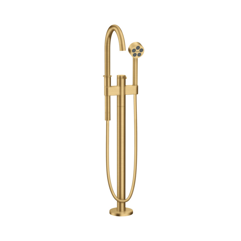 One Tub Filler with Diverter, Brushed Gold Optic