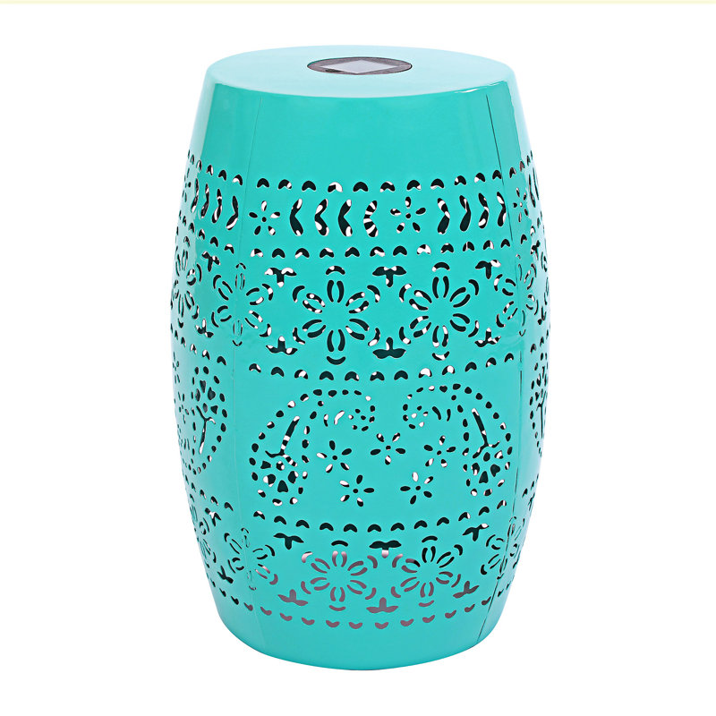 Outdoor Side Table, Teal