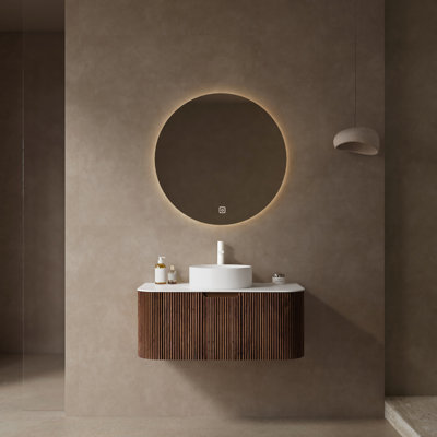 Meuble-lavabo de qualité supérieure avec un design élégant et beaucoup de rangement