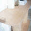 Console en bois avec piédestal à colonne
