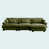 Olive Green Velvet
