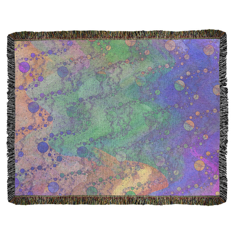 Couverture tissée Katelyn Elizabeth, l 37 po x L 52 po, Émeraude