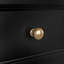 Meuble-lavabo de 30 po avec lavabo, un tiroir basculant, trois tiroirs, tablette de porte, porte à fermeture douce, noir-116234468