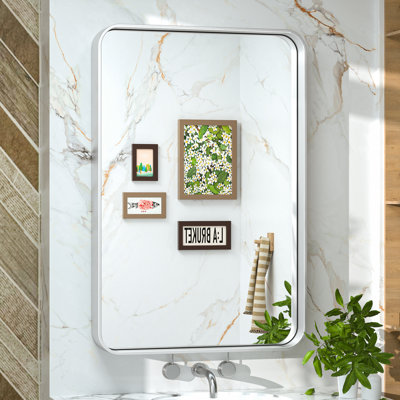 Tyro Bathroom Decorative Home Décor Corner Hangs Bathroom Mirror