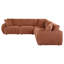 Canapé modulaire rembourré 5 pièces Henry Corail-1766612056-1766612057