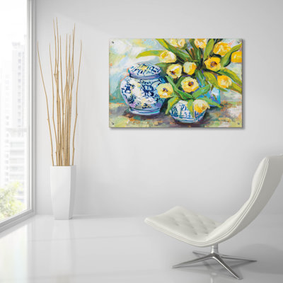 " Tulips Chinoiserie " by Jeanette Vertentes