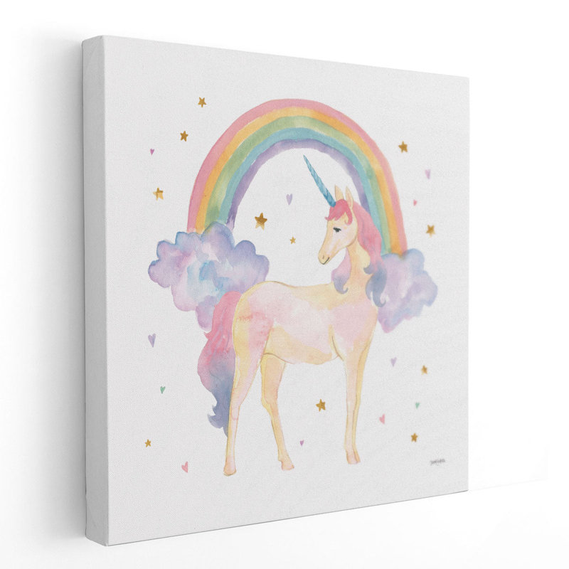 Magical Friends I - Canvas Print Wall Art, 12" H x 12" W