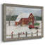Christmas Farmyard, reproduction d'art sur toile encadrée-96273338-96273339