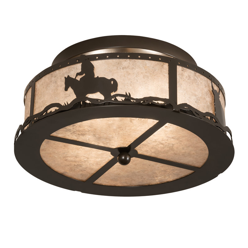 Fletcher Glass Flush Mount