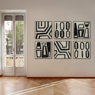 'Symbols' Hexaptych