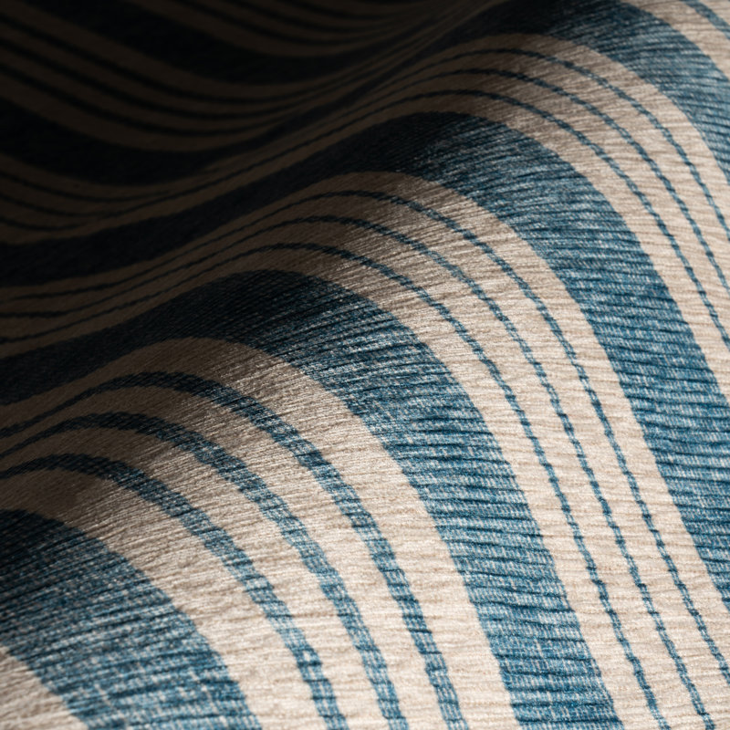 Talos Coastal Striped Machine Washable Rug, Rectangle 7'6" x 9'6"