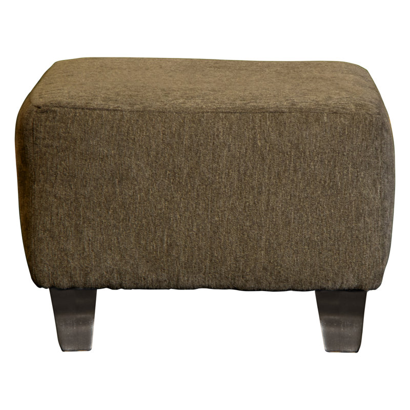 Bestla Upholstered Ottoman, Latte Polyester
