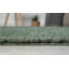 Lush shaggy carpet in  green-341375989