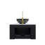 Meuble-lavabo de salle de bain mural 24 po avec lavabo, lavabo mural 24 po à bordures courbées et flottantes avec tiroir en céramique et motif de pierre, couleur pré-assemblée-126233504-126233509