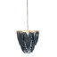 Lustre perlé en bois à 2 niveaux-372547271