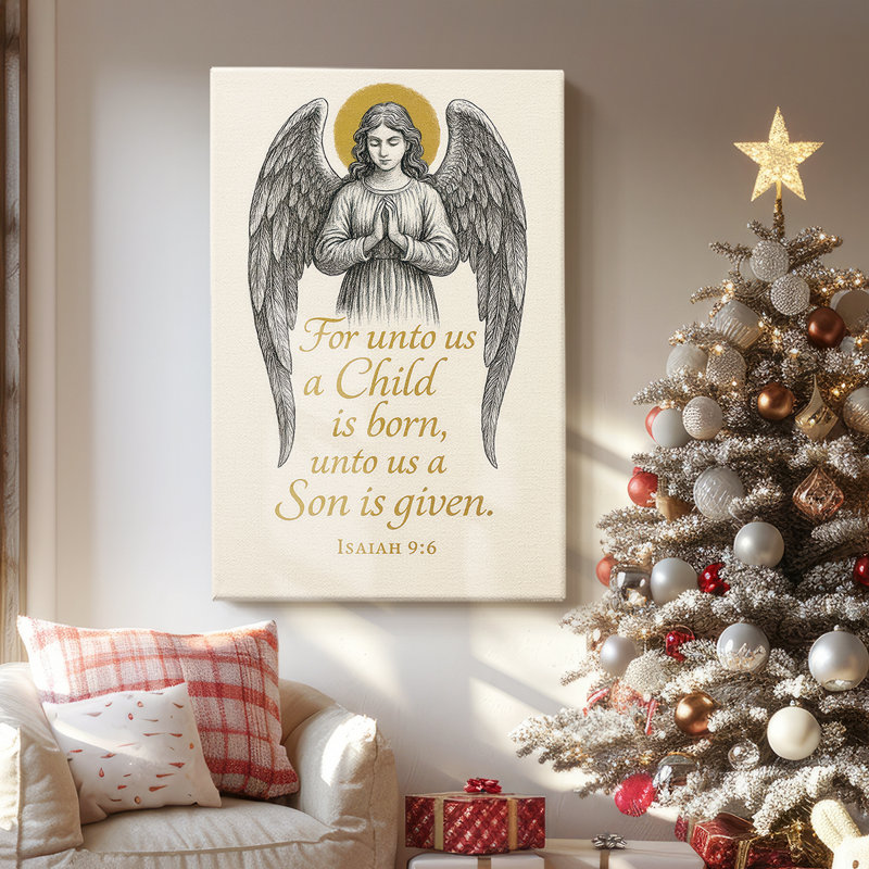«Gilded Promise» - Toile tendue avec châssis de qualité supérieure, H 27 po x l 18 po