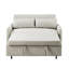 Canapé beige avec poches de rangement, construction - pour le lit 55,1 "réglable, appartement antichoc-2138287648