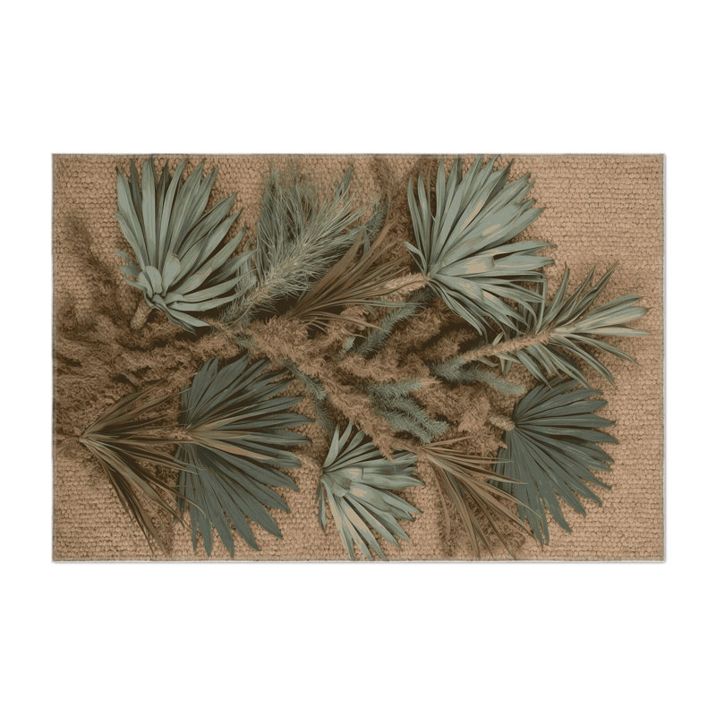 Tapis d'intérieur et d'extérieur brun Nature, Rectangulaire 3 pi x 5 pi