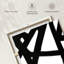 Encre noire stries IV sur toile-1097553703