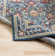 Tapis bleu marine / kaki Hasrat