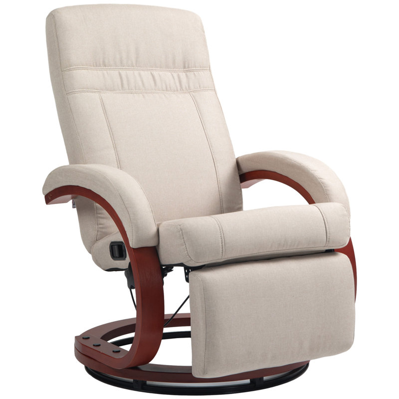 Plucinik Upholstered Recliner, Beige