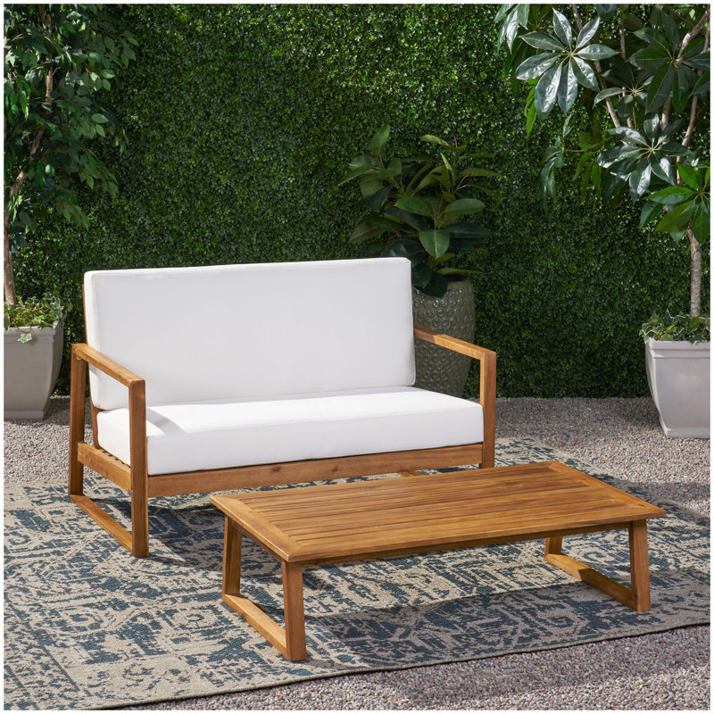 TABLE D'AMOUR ET CAFÉ BELGE, White, Teak
