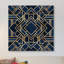 Art déco III par Elisabeth Fredriksson - Impression sur toile tendue sur châssis-15143720-15143714