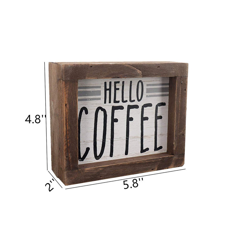 Argie Text & Numbers Box Signs & Plaques