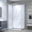 Vienna 48 In. X 32 In. X 78.6 In. Semi-Frameless Rectangular Shower Kit In Brushed Nickel With Wall Panels And Base-120146725