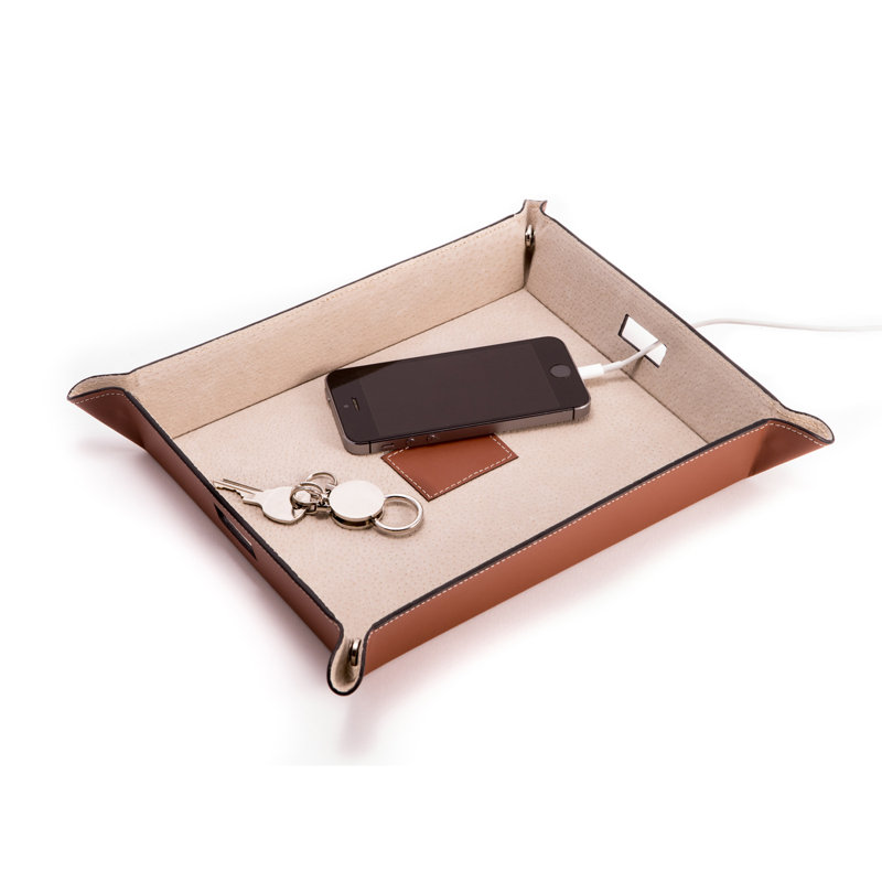 Plat à trinket accessoire, Brun