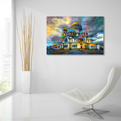 'Bulgaria Sofia Alexander Nevsky Cathedral' by Pedro Gavidia, Acrylic Glass Wal Art