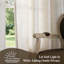 Paire de rideaux transparents avec œillets Slub-129468530-129468531