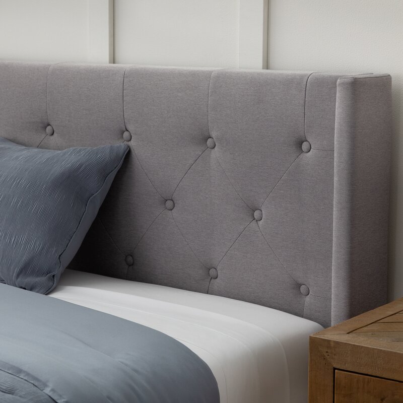 Andover Mills™ Petersen Upholstered Bed & Reviews | Wayfair