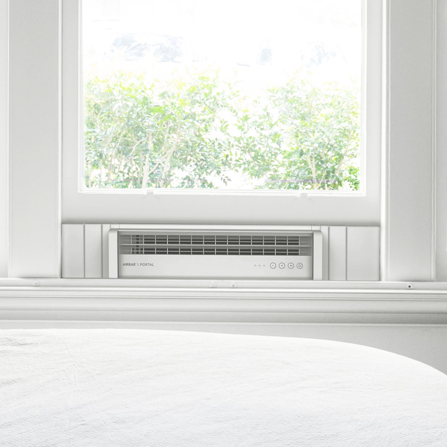Sharper Image PORTAL Window Fan with Reversible Exhaust Mode