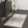 Dequita Contemporary Abstract Beige/Blue Area Rug