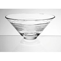 Highland Dunes Benevides Glass Salad Bowl