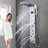 43.7'' Shower Panel with Fixed Shower Head-88969191